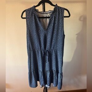 GAP Navy Floral Blouse